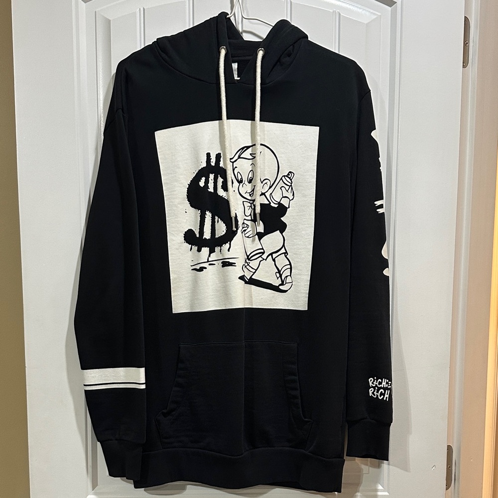 Unisex Alec Monopoly x Forever 21 Richie Rich Graphic Hoodie